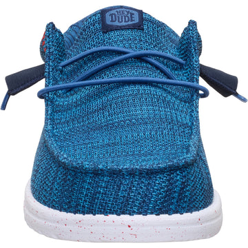 Mens Heydude Ensign Blue Wally Stretch Sox - Ensign Blue