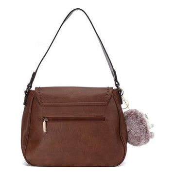 Womens Refresh 183440 Flap Over Shoulder Bag - Camel