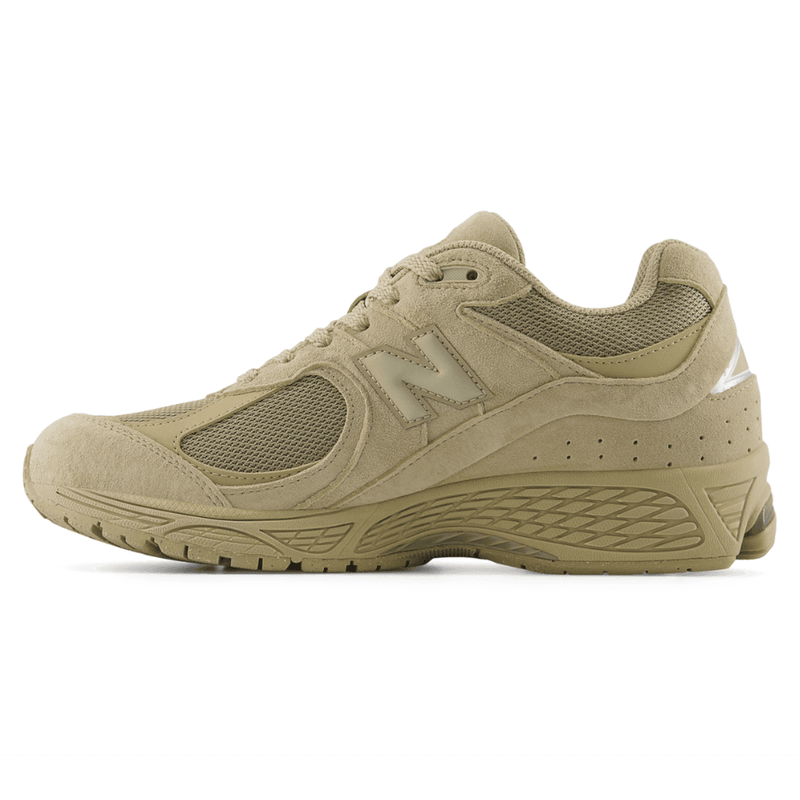 Mens New Balance 2002 Trainers - Stoneware with Silver Metallic