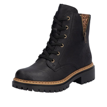 Womens Rieker 72617 Boots - Black