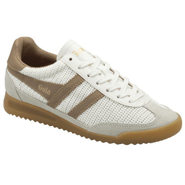Womens Gola Tornado Zephyr Textured Trainers - Off White