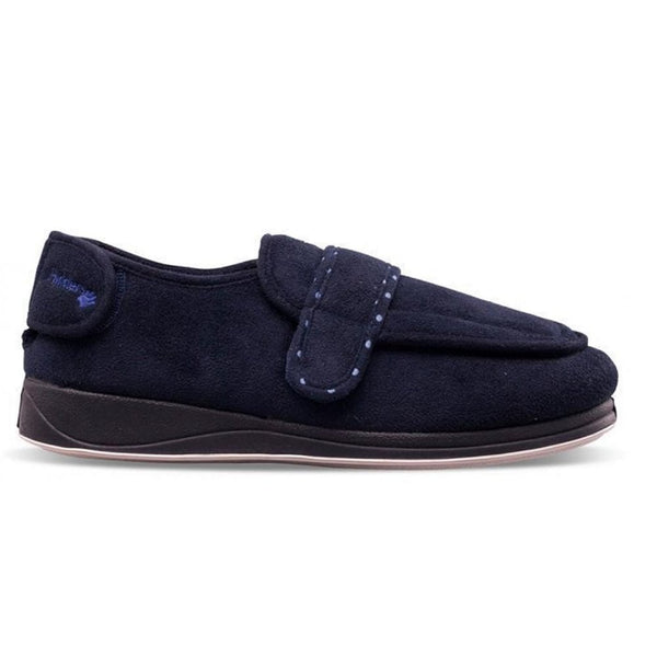 Womens Padders Ladies Enfold Slippers - Navy - Navy