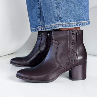 Womens Regarde Le Ciel Taylor-49 Ankle Boots - Castagno