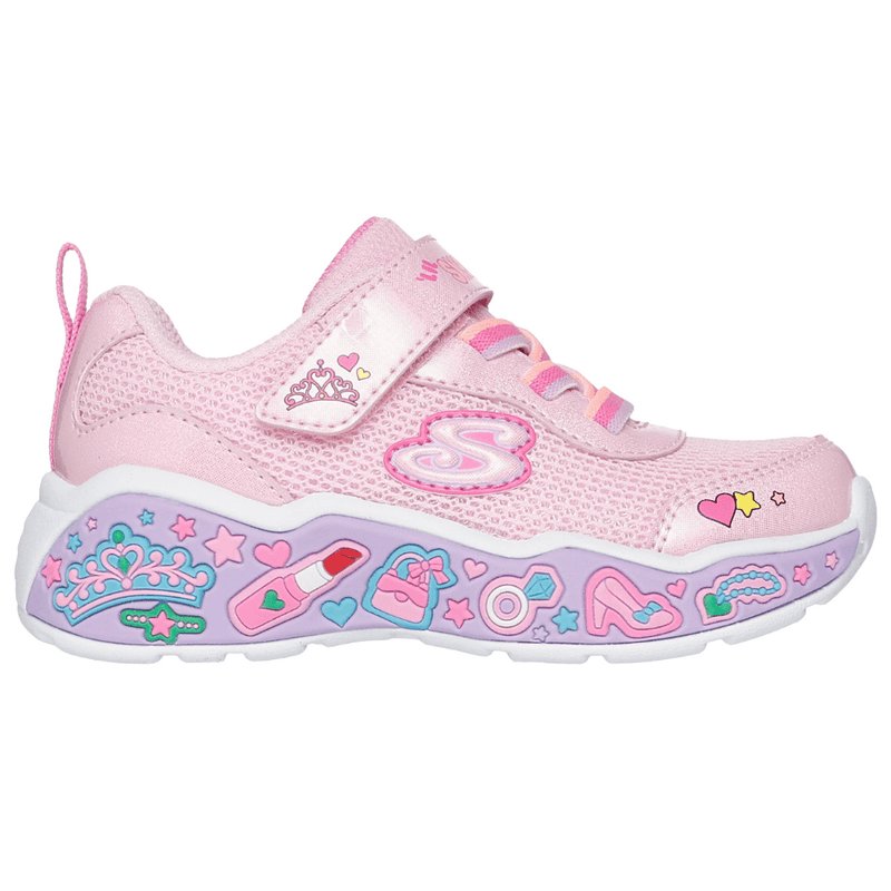 Skechers Infants Play Scene: Fun-Squad Trainers - Light Pink Multi