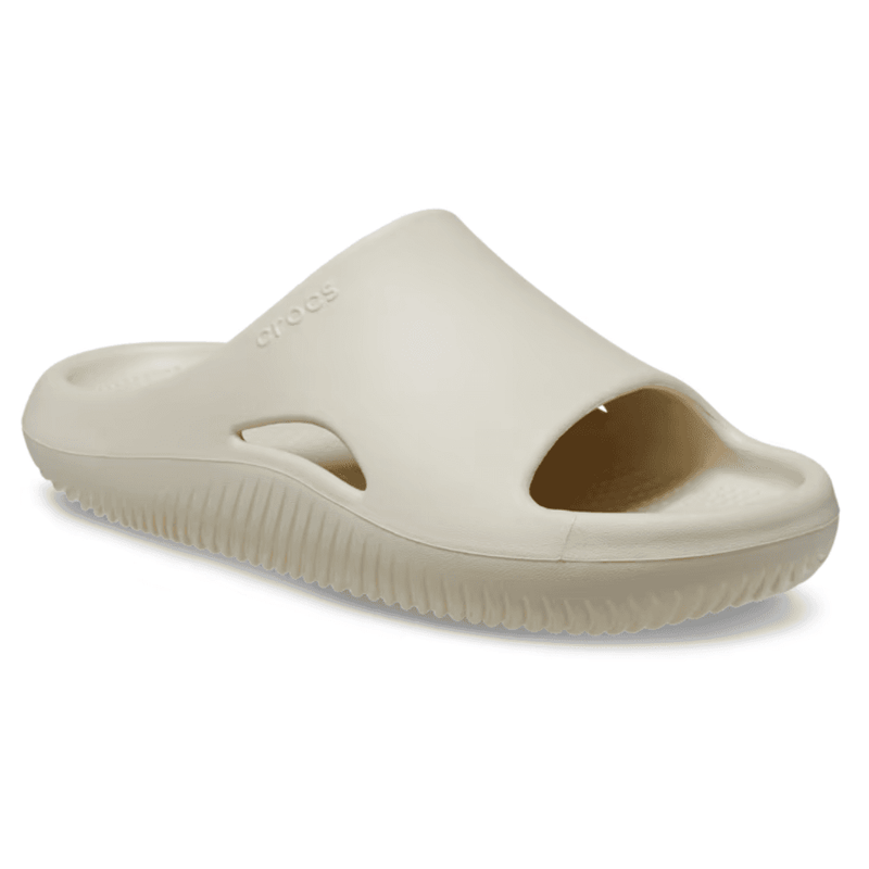 Mens Crocs Classic Mellow Recovery Sliders - Bone