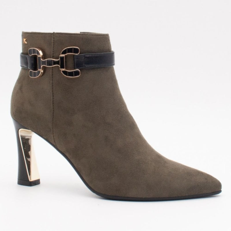 Womens Kate Appleby Thorgill Pointed Toe Ankle Boot - Moss