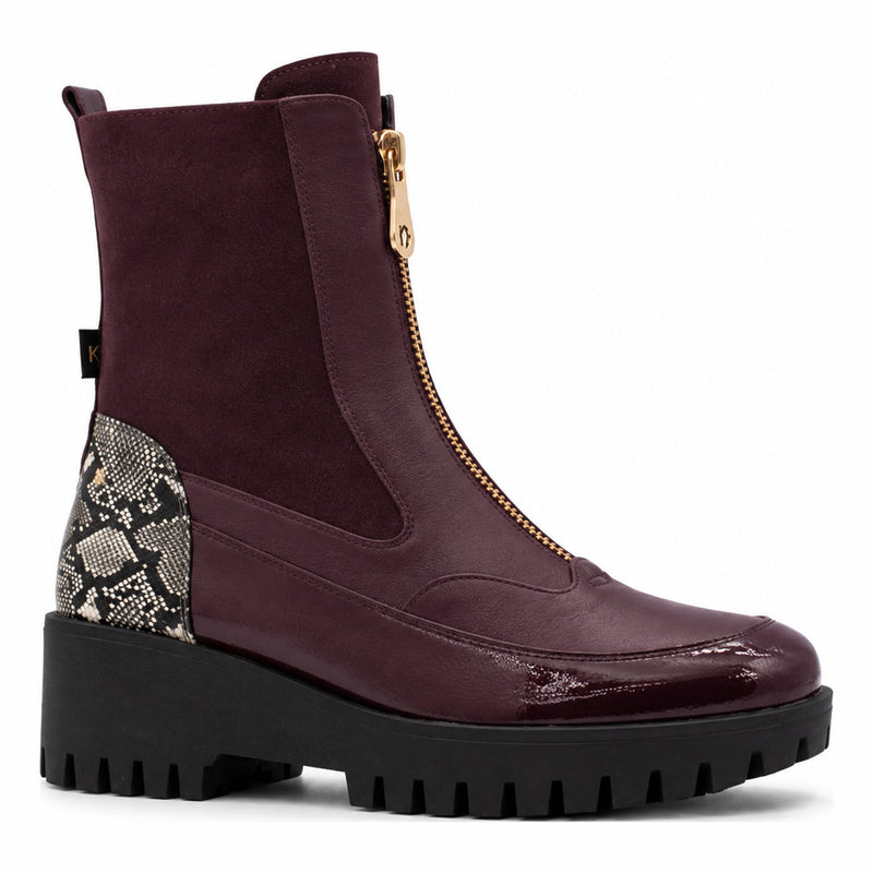 Womens Kate Appleby Laggan Mix Damson Ankle Boots - Mix Damson