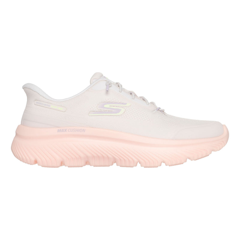 Womens Skechers 125881 Go Walk Max Cushioning Hyper Burst Trainers - Natural