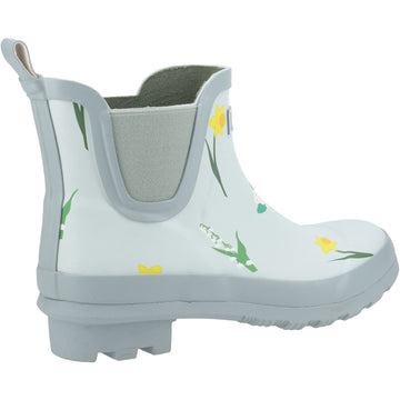 Womens Cotswold Wildflower Ankle Wellingtons - Mint