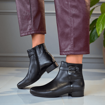 Womens Gabor Bassey Ankle Boot - Black