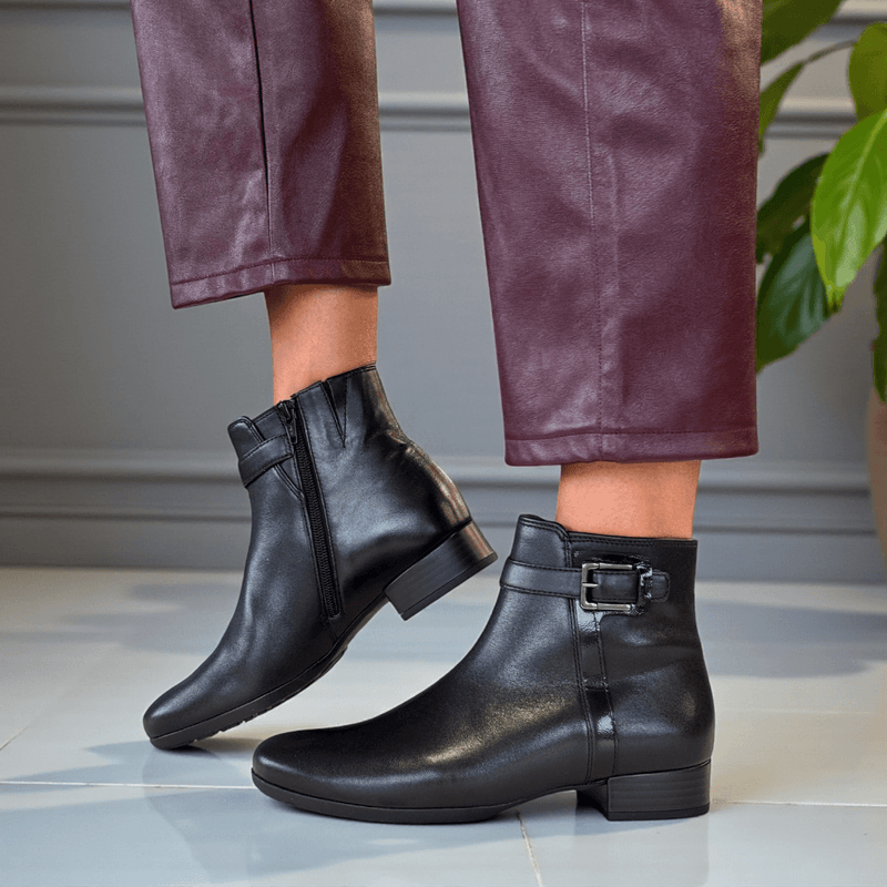 Womens Gabor Bassey Ankle Boot - Black