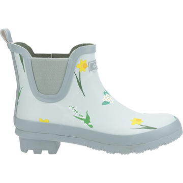 Womens Cotswold Wildflower Ankle Wellingtons - Mint