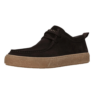 Mens Bugatti AP906 Dark Brown Casual Lace-up Shoes - Dark Brown
