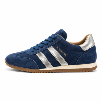 Womens Drilleys Ninety Nine Trainers - Chrome Line