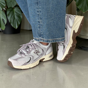 Womens New Balance 530 Trainers in Grey and Lilac - Grey and Lilac
