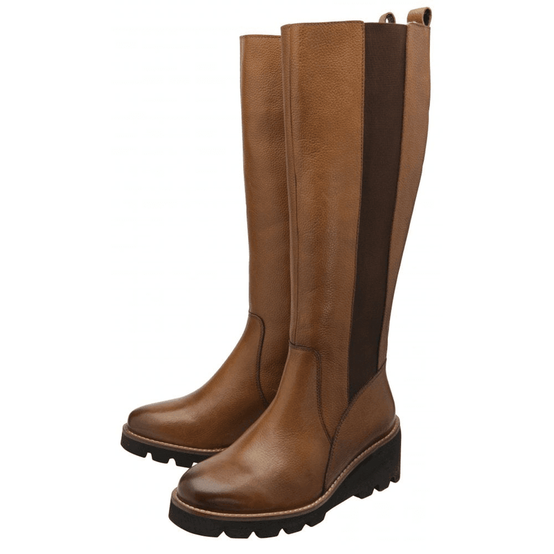 Womens Lotus Wrenley Knee High Boots - Tan