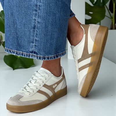 Womens Gola Viper Trainers - Off White