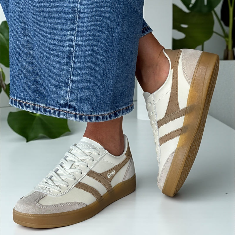 Womens Gola Viper Trainers - Off White