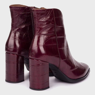 Womens Wonders 5444 Ankle Boots - Vino