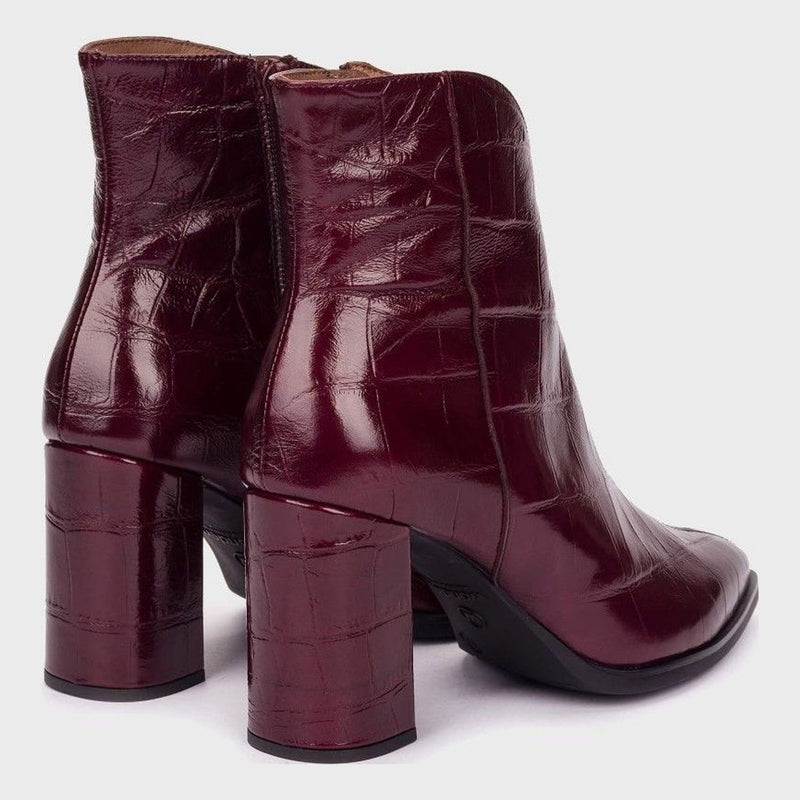 Womens Wonders 5444 Ankle Boots - Vino