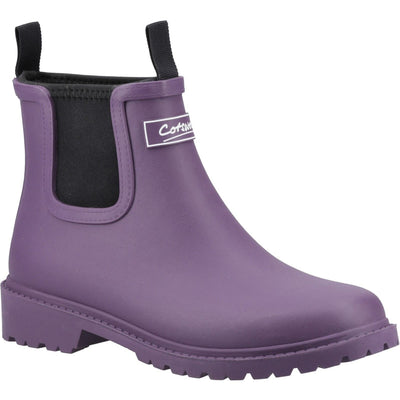 Womens Cotswold Barton Wellingtons - Purple
