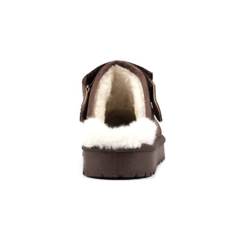 Womens Lunar Odessa Slippers - Dark Brown