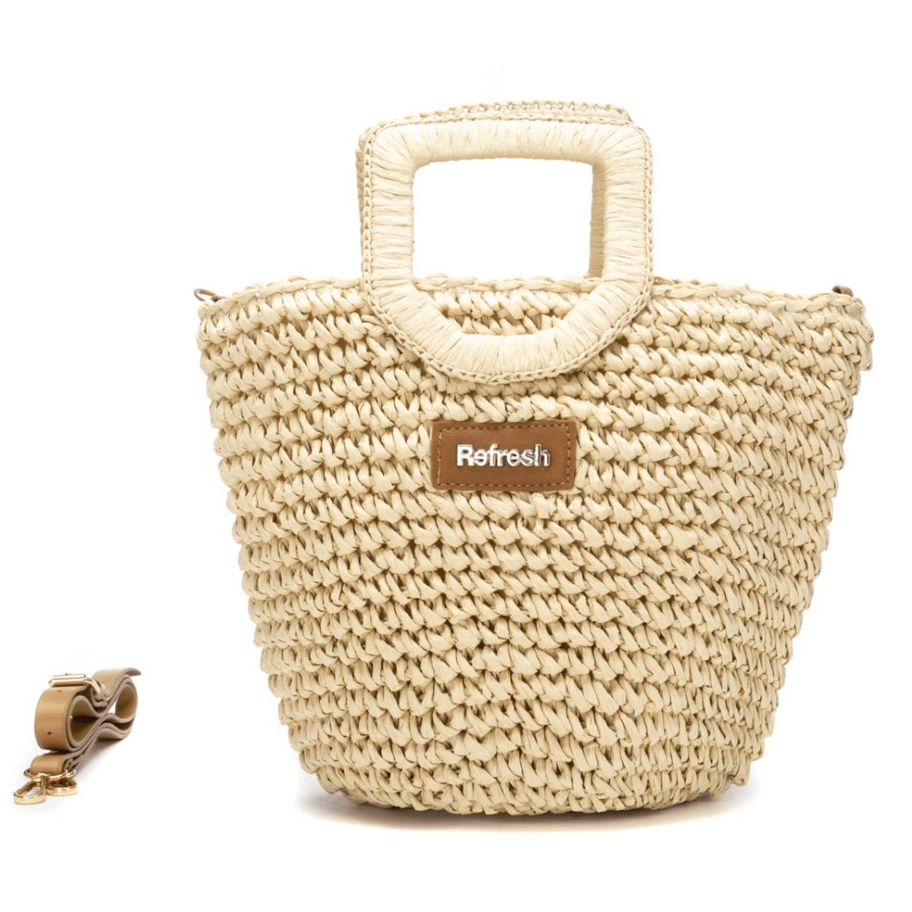 Womens Refresh 183401 Raffia Handheld Bag