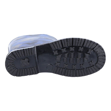Kids Cotswold PVC Jnr Waterproof Wellingtons - Navy Camo