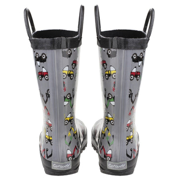 Kids Cotswold Puddle Wellingtons - Digger