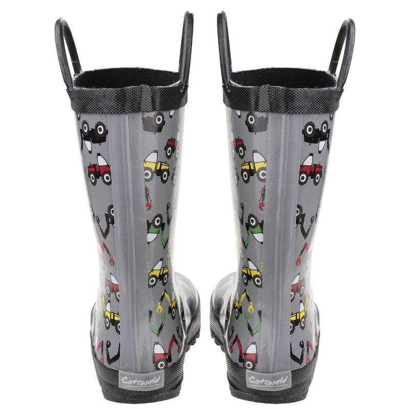 Kids Cotswold Puddle Wellingtons - Digger