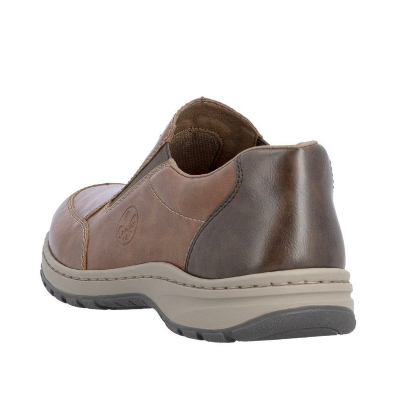 Mens Rieker 03354 Peanut Casual Slip-On Shoe - Peanut