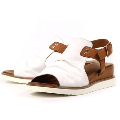 Womens Lunar Steffi Cut Out Sandals - White