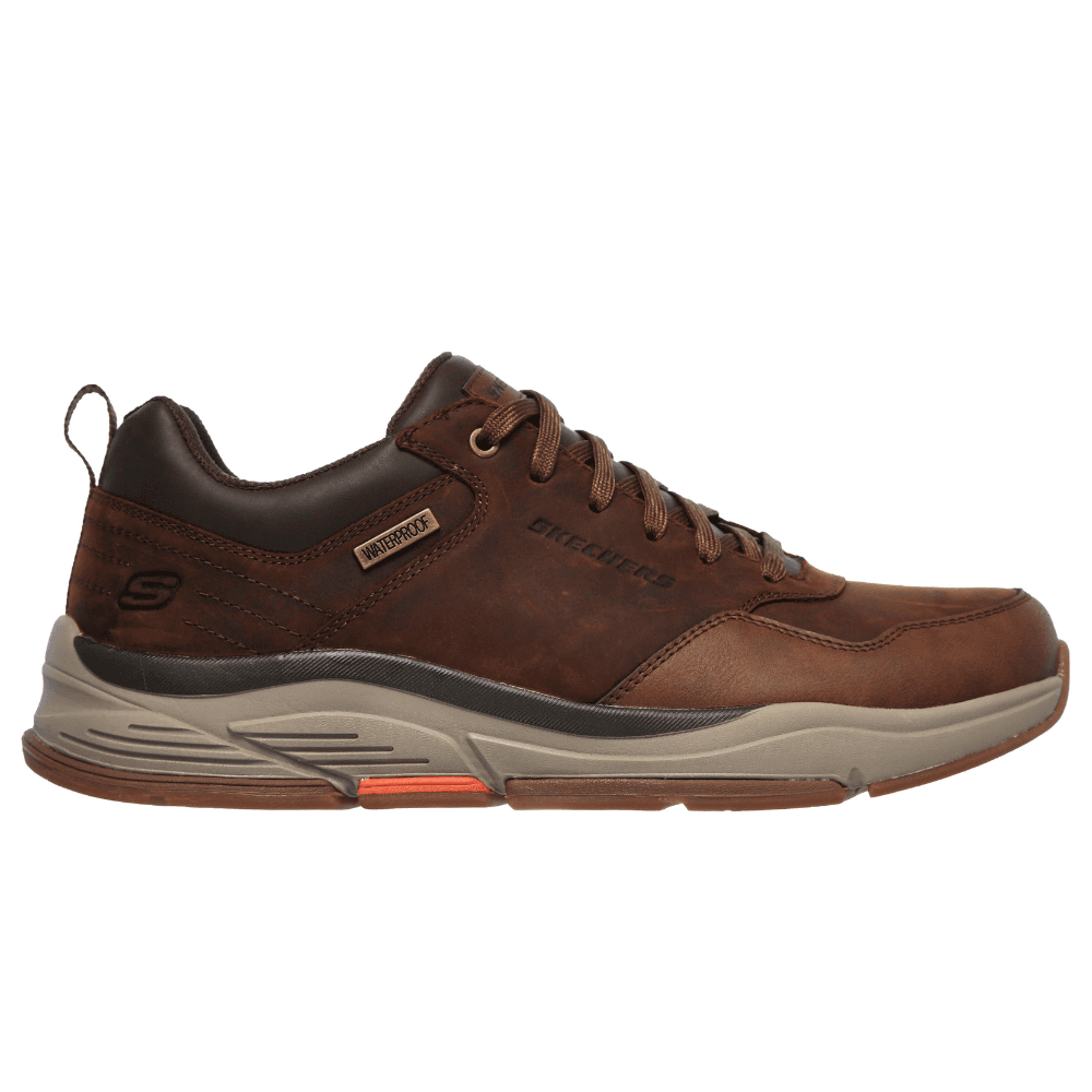 Mens Skechers Benago Hombre Waterproof Trainers