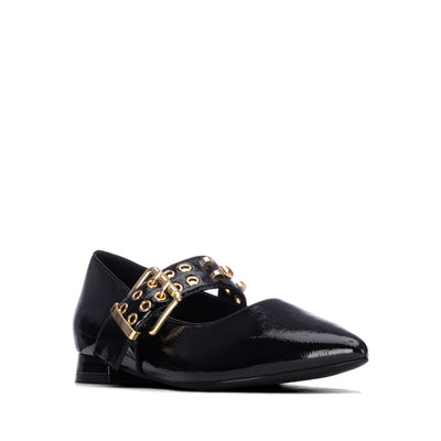 Womens Xti 146418 Flat Shoes - Black