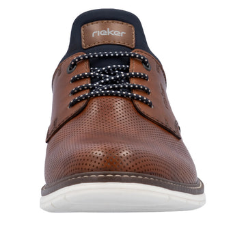 Mens Rieker 14450 Brown Formal Lace-up Shoe - Brown