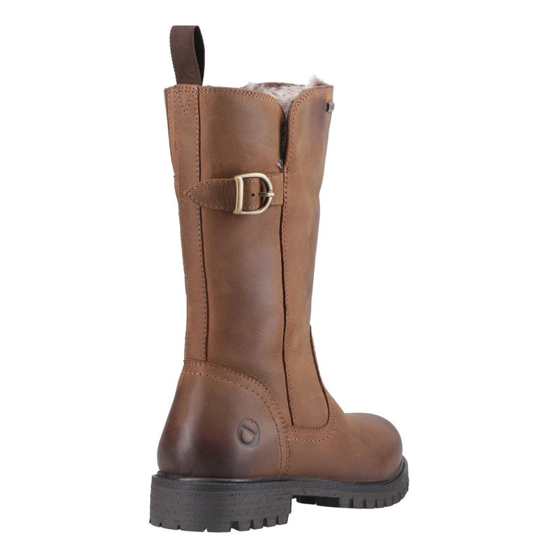 Womens Cotswold Winchcombe Long Boots - Tan