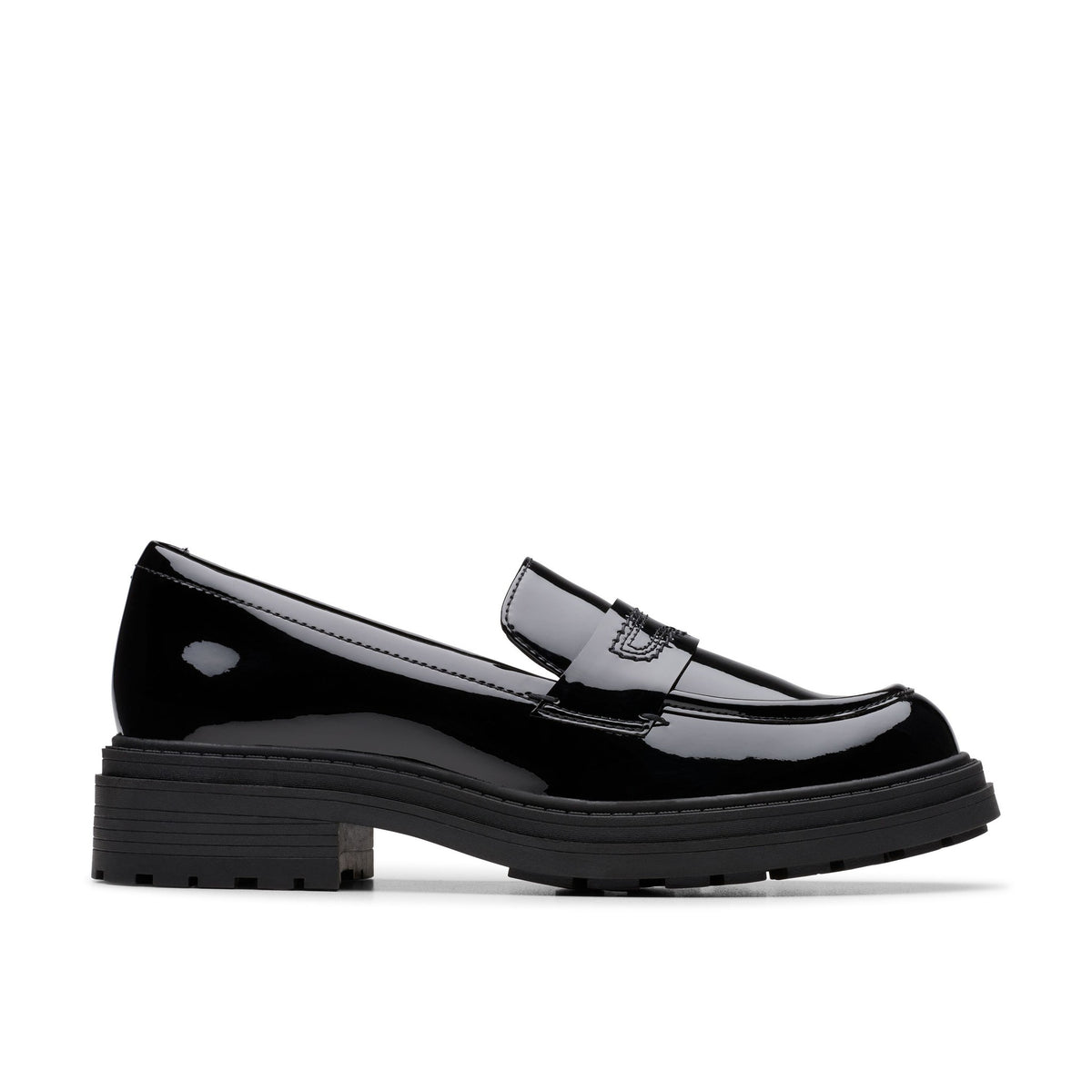 Girls Clarks Orinoco3 Edge Loafer School Shoes