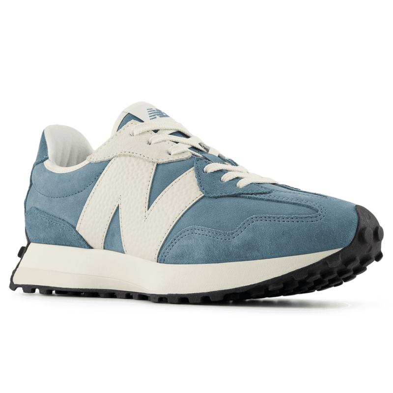 New Balance Womens 327 Saltwater Blue Trainers - Saltwater with White