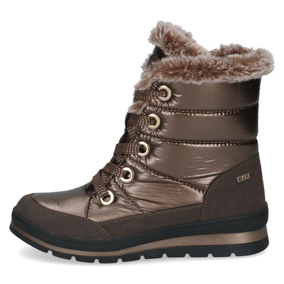 Womens Caprice 26226 Bronze Combi Boots - Bronze Combi