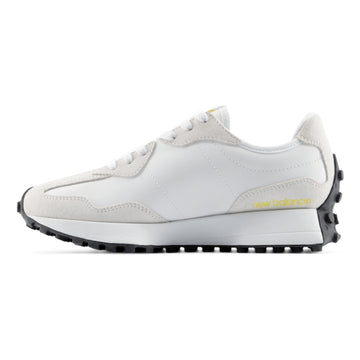 Womens New Balance 327 Trainers - White & Yellow