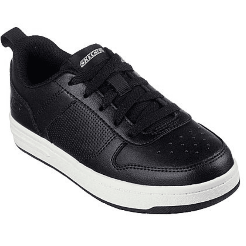 Kids Skechers Smooth Street Trainers - Black
