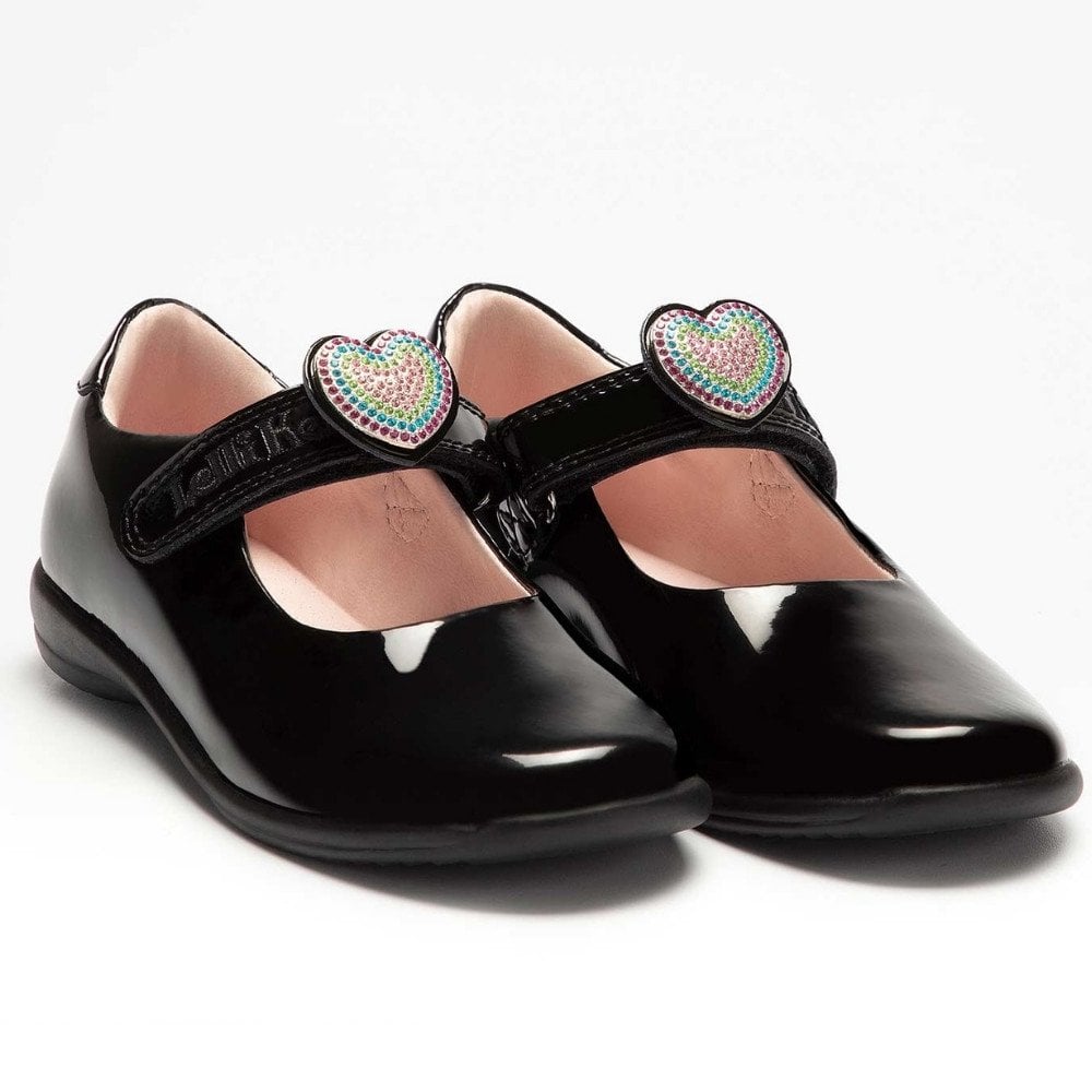 Infant Lelli Kelly Girls Valentina 2 - Black Patent