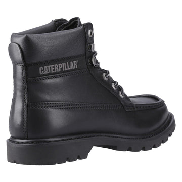 Mens Cat Lifestyle Colorado Moc Toe Black Boots - Black
