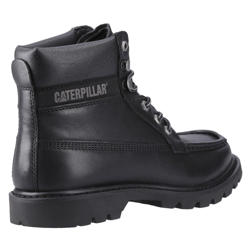 Mens Cat Lifestyle Colorado Moc Toe Black Boots - Black