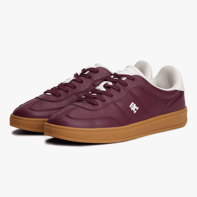 Womens Tommy Hilfiger Heritage Trainers - Rosewood Brown