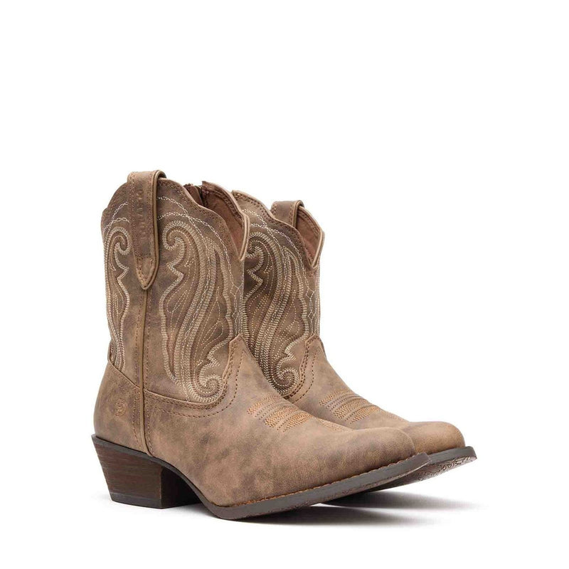 Womens Durango Crush Ankle Boots - Driftwood