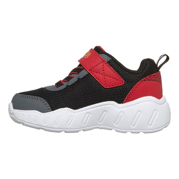 Toddler Boys Skechers Play Scene Black / Red Trainers - Black / Red
