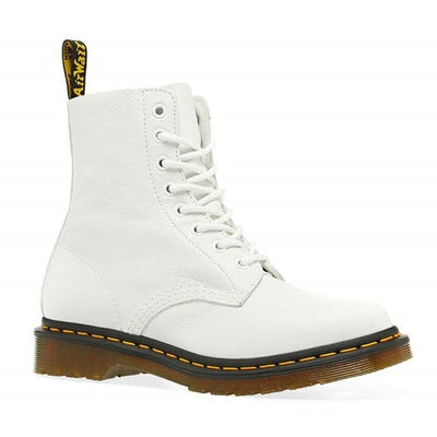 Womens Dr Martens 1460 Pascal White Virginia Boots - White