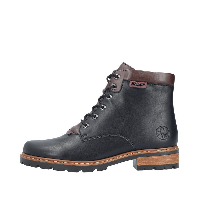 Womens Rieker Z9340 Black Boots - Black