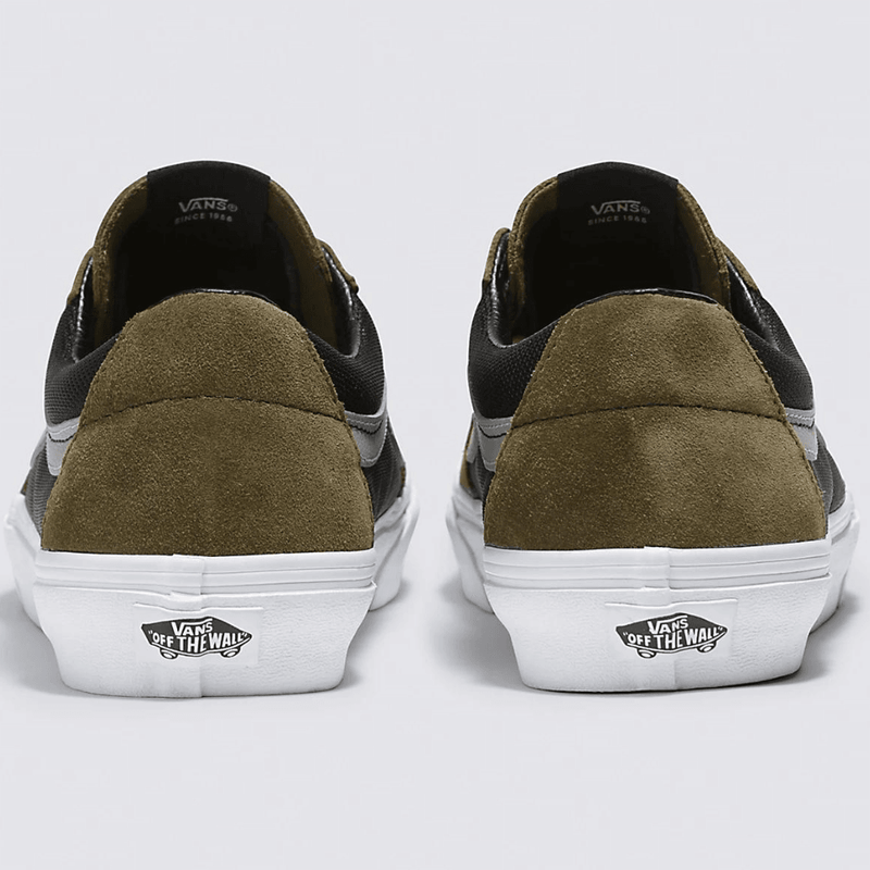 Vans Mens Sk8-Low 2 Tone Shoes - Olive Black